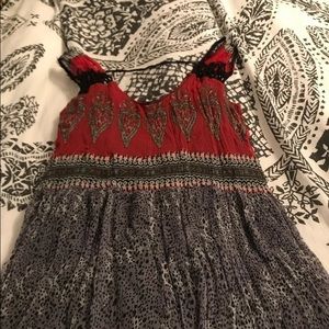 Xs Free people Snow Leopard print dress